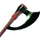 Black Metal Battleaxe