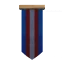 Blue, Red and White Banner
