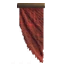 Red Jute Curtain