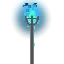 Standing Blue-burning Iron Torch