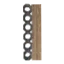 Decorated Timber Pole 2m