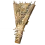 Thatch Roof Inner Corner 67°
